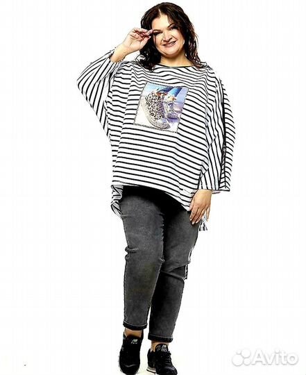 Стильные туники польша Barbara 58-60р