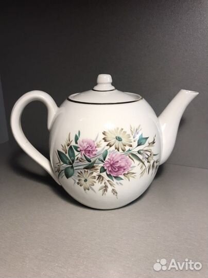 Заварочный чайник фарфор Песочное