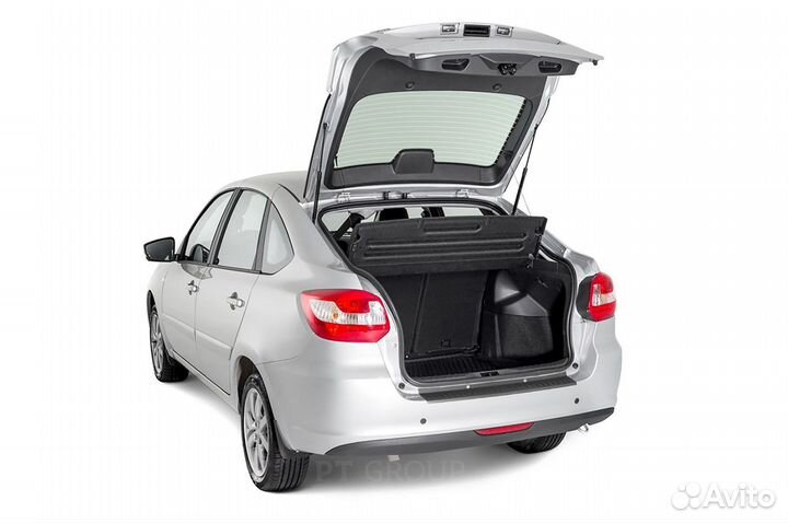 Накладка на задний бампер Лада Гранта (лифтбек)