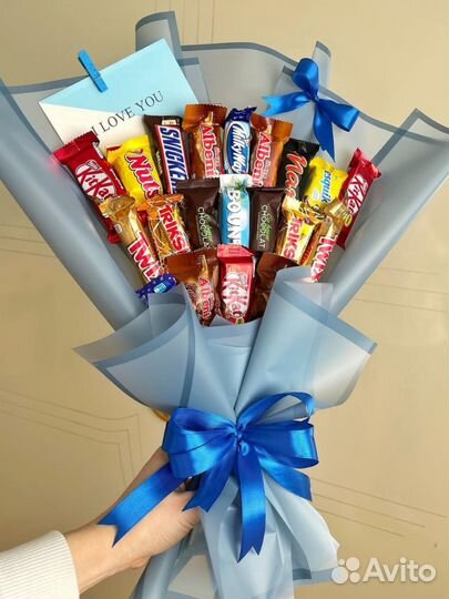 Букет из атласных лент