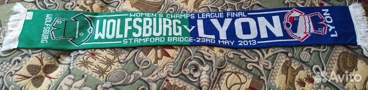 Футбольный шарф Вольфсбург-Лион 2013 Англия