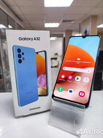 С дефектом - Смартфон Samsung A32 4/64Gb