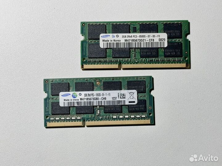 Оперативная Память DDR3 4Гб sodimm (Для Ноутбука)