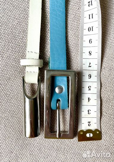 Ремень женский кожаный узкий тонкий