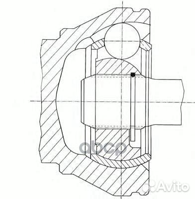 Шрус наружн к-кт opel: vectra B 1.7TD/1.8/2.0/2