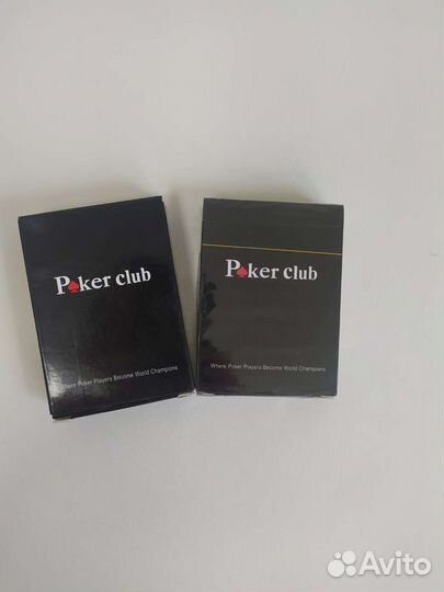 Пластиковые игральные карты 