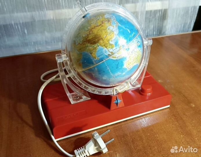 Ночник Глобус, 80-е годы, СССР