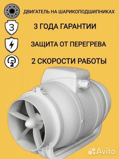 Typhoon 315 2SP, Вентилятор осевой канальный, сери