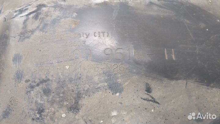 Защита арок (подкрылок) левая передняя Porsche Cayenne, 2005