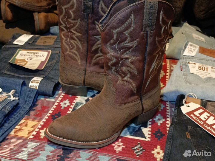 Сапоги Justin Boots Stampede Western US 11EE/29см