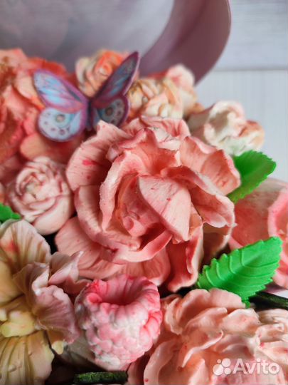 Съедобные букеты из зефира