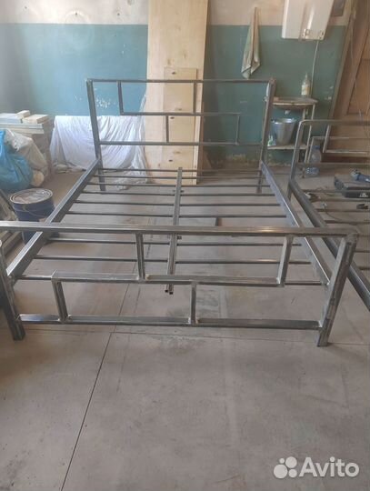 Кровать в стиле «лофт» из металла