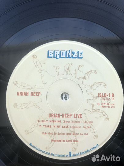 2LP Uriah Heep - Uriah Heep Live/ Rock 1973 Orig