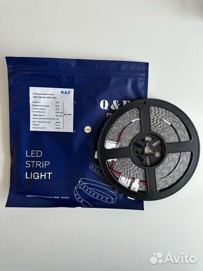 2835-160-24V IP20 12W DW4000К светодиодная лента