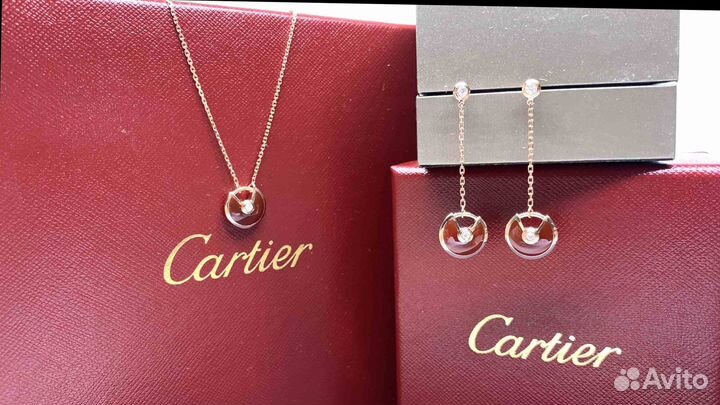 Серьги Amulette de Cartier 0,23ct