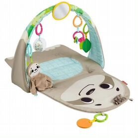 Развивающий коврик fisher price и игрушки пакетом