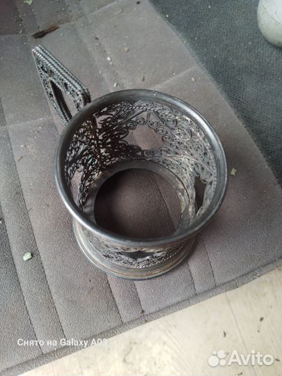 Подстаканник мельхиоровый СССР