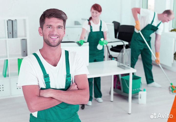 Уборка производственных помещений/ ежедневно оплат