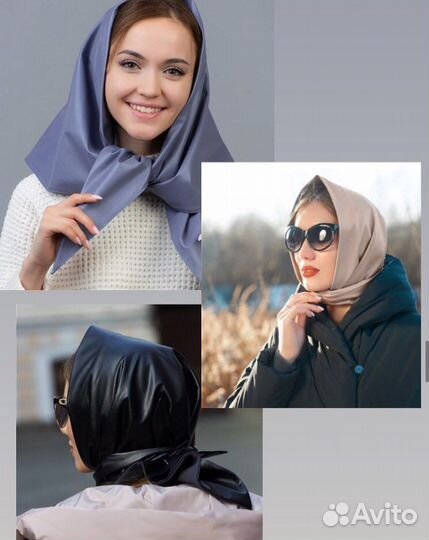 Косынка из экокожи