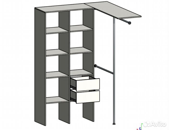 Гардеробная система на заказ