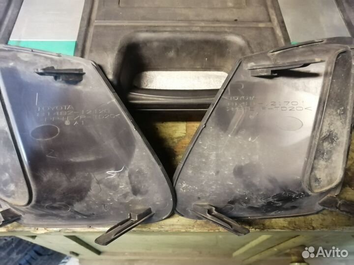 Заглушки противотуманные фар тойота королла150 рес