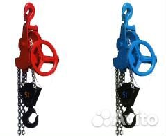 Таль ручная червячная стационарная трч 1,0т 6м