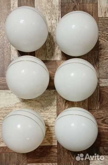 Плафоны шары для люстры 6 шт