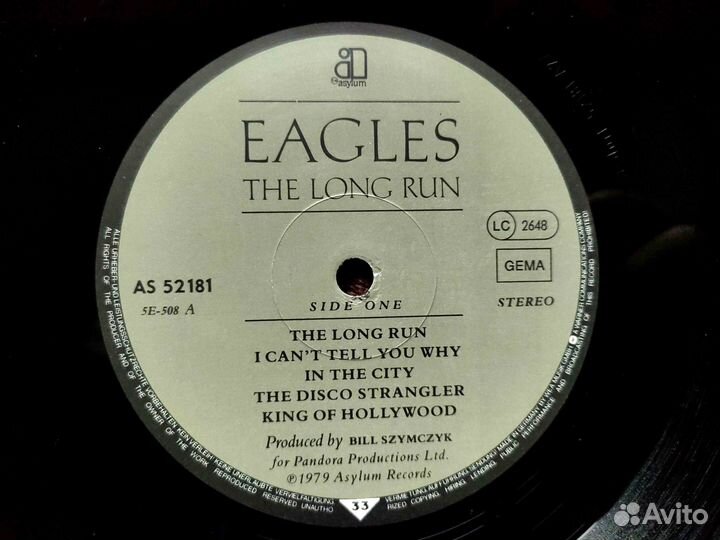 Eagles – The Long Run – Germany LP