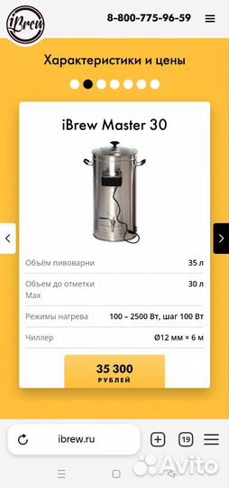 Автоматическая пивоварня 30л iBrew Master