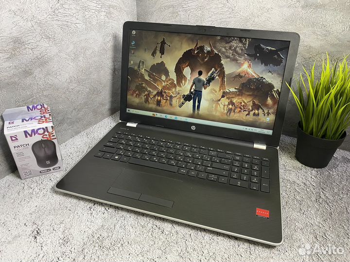 Мощный ноутбук HP 2 видеокарты/8 gb/A10