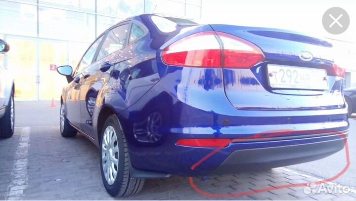 Продам вставку(губа) Ford Fiesta USA(седан)