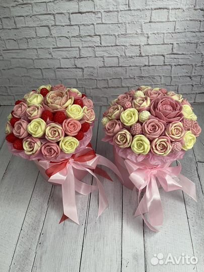 Букет из шоколадных цветов