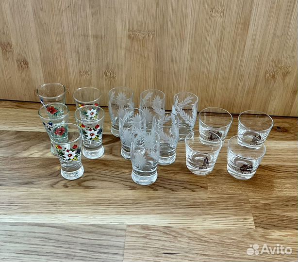 Стопочки Гусь Хрустальный СССР