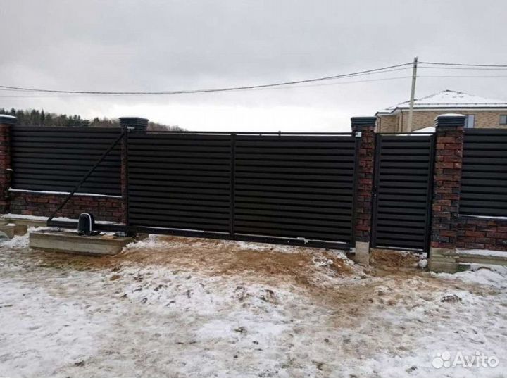 Забор жалюзи