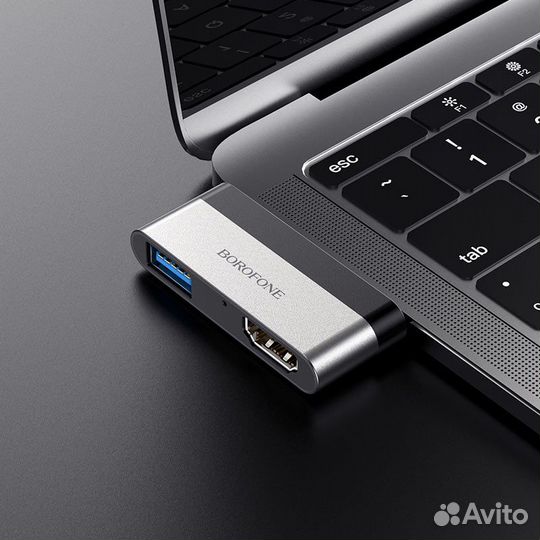 Адаптер для Type-C на hdmi+USB3.0