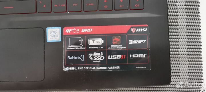 Игровой ноутбук msi