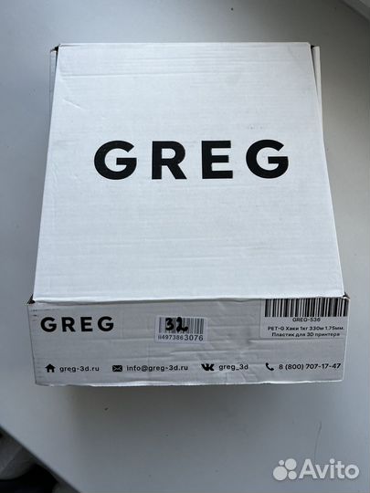 Пластик для 3d принтера petg greg