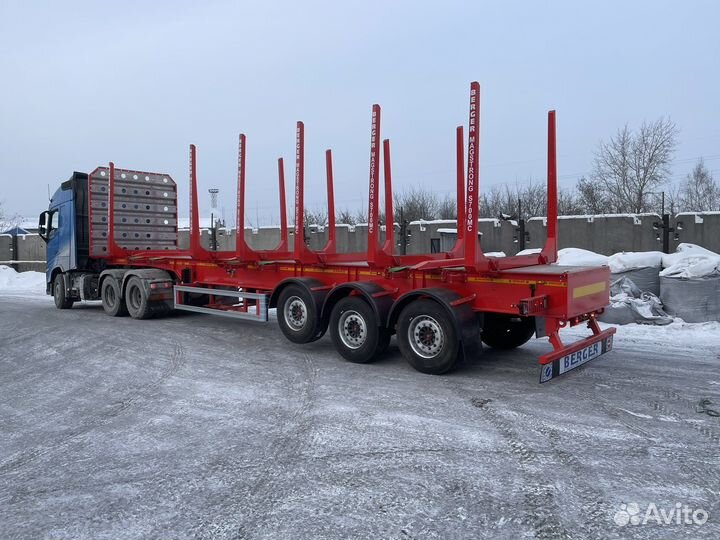 Полуприцеп лесовоз (сортиментовоз) Berger 9853, 2023