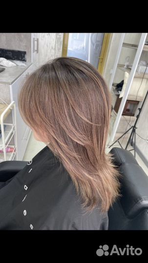 Окрашивание волос, AirTouch, мелирование