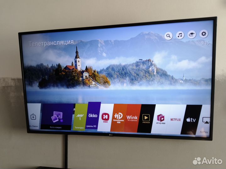 Телевизор LED LG 49UK6200PLA черный 49
