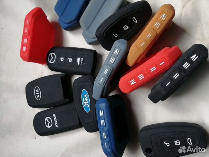 Силиконовый чехол на брелки авто