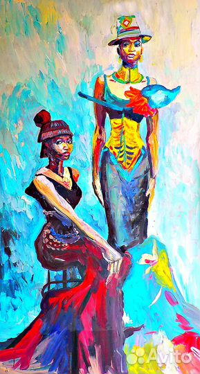 Картина девушки