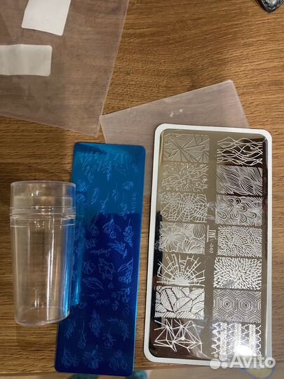 Трафарет для ногтей, штамп новые