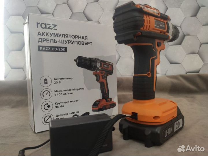 Шуруповерт Razz CD20OK
