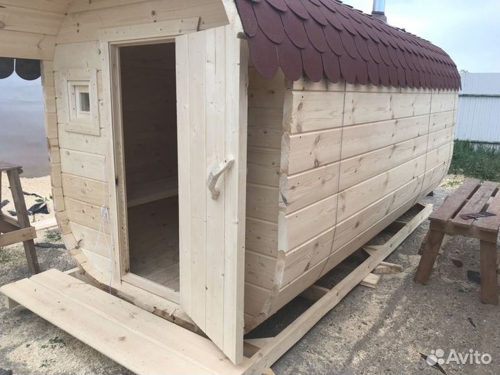 Бани-бочки квадро в наличии