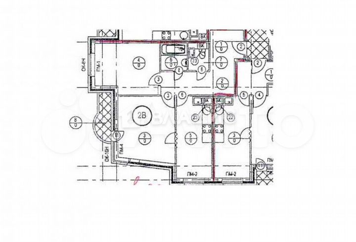 2-к. квартира, 58,5 м², 7/17 эт.