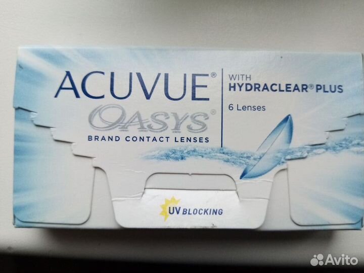 Линзы контактные Acuvue Oasys двухнедельные -8.00
