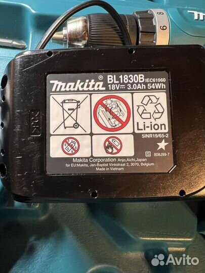 Новый Оригинальный Шуруповерт Makita DDF453 3.0Ah