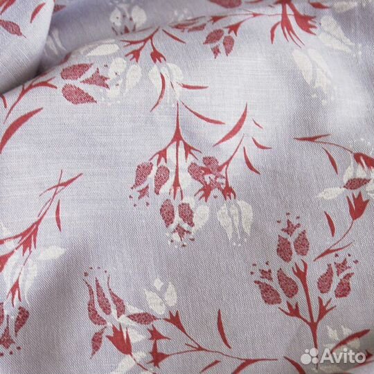 Ткань лен с хлопком 