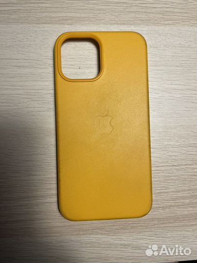 Коженный чехол iPhone 12 Pro Max оригинальный